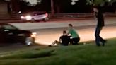 WATCH: Two Good Samaritans hold down alleged drunk driver until cops arrive in North Texas