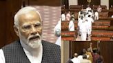 'They Are Insulting Rajya Sabha': Opposition Walks Out During PM Modi's Speech Amid High Drama, Draws Condemnation - News18