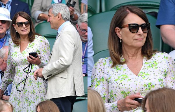 Kate Middleton’s Mother Carole Fashions Maxidress From Favorite Brand Me+Em for Wimbledon 2024 Day 10