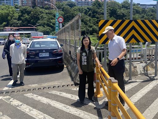 關渡大橋折除導桿護欄 市議員會勘科技執法代替