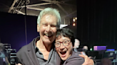 Harrison Ford beams as he reunites with 'Indiana Jones' co-star Ke Huy Quan