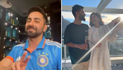 Ayushmann pens a poem for our cricketing heroes, while Virat dedicates WC win to Anushka