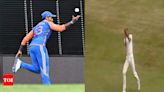 Relive 'the catch' by Kapil Dev from 1983 World Cup final as Suryakumar Yadav's magical grab mesmerizes the world - Watch | Cricket News - Times of India
