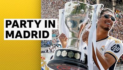 Real Madrid celebrate La Liga title with bus parade