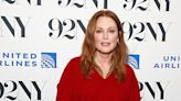 Julianne Moore looks effortlessly chic in autumnal tones