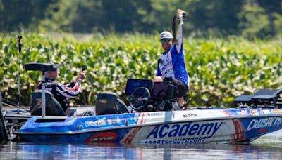 Jacob Wheeler Leads After Hot Start at MLF Bass Pro Tour At James River