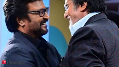 Amitabh Bachchan shares warm hug with Rajinikanth, hails ‘Thalaivar’ for being ‘humble & jolly’