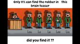 Who among the five is the thief in this brain teaser? Only 11% of people can identify the culprit