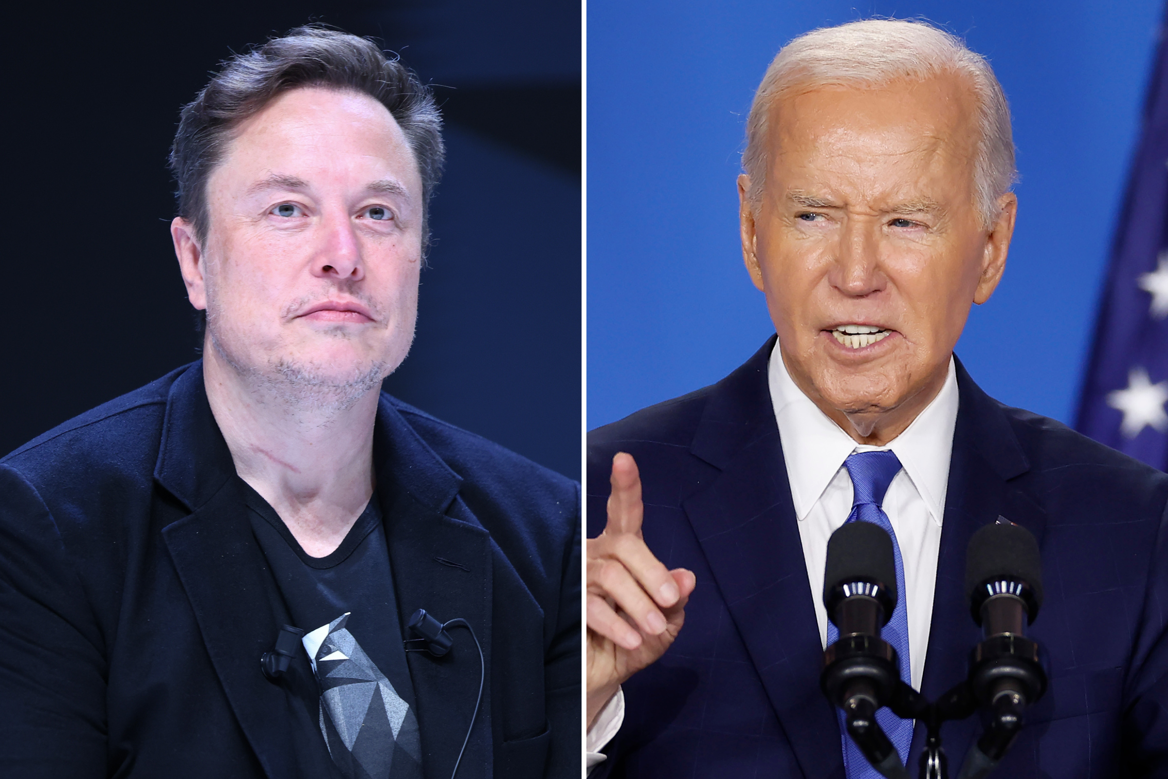 Elon Musk reacts to Biden 2028 remark