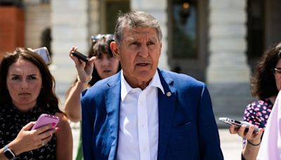 Joe Manchin, one of the few threats to Kamala Harris, says he won't take her on