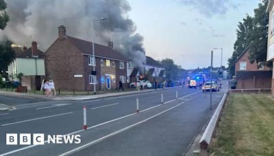 Two people in hospital after Portman Road house fire in Ipswich