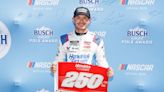 Larson earns third straight NASCAR Cup pole, beating Gibbs at Texas