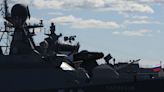 Russian missile ship on fire in "NATO lake": Report