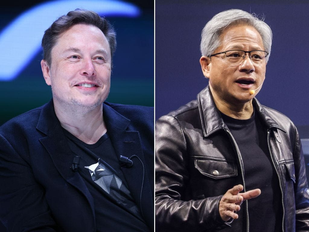 Elon Musk's now lauding Jensen Huang for having once cleaned toilets