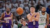 Suns' Grayson Allen exits during third quarter of Game 2 against Timberwolves