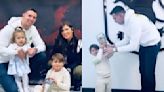 Dibu Martínez volvió a Inglaterra y festejó con sus hijos el premio: pijamada, luces especiales y muchos mimos