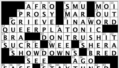 Off the Grid: Sally breaks down USA TODAY's daily crossword puzzle, Slow Burn (Freestyle)