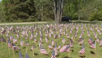 Victory in Europe Day commemorated with flags for Lansing’s fallen soldiers