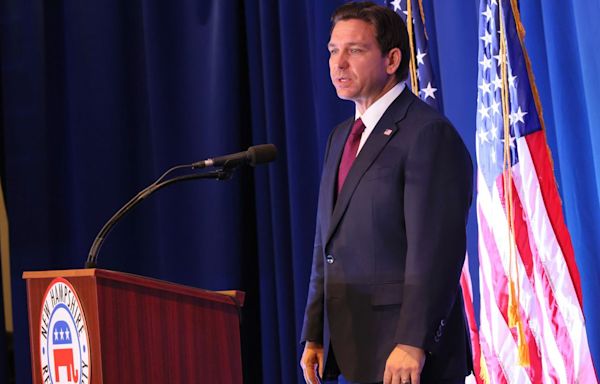 Fact Check: Viral Post Claims Trump Wished DeSantis 'Happy Pride Month' Using Homophobic Slur. Here's What We Found