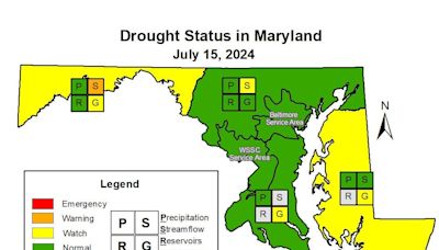 Maryland Department of the Environment issues drought watch for Western Maryland