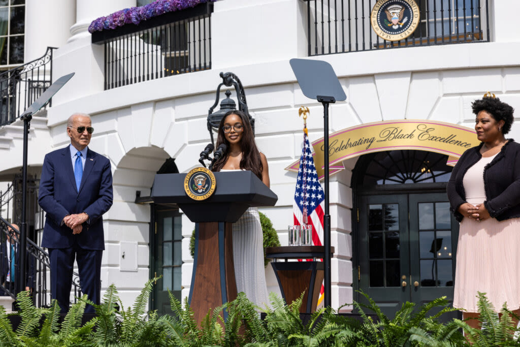 Biden celebrates Black achievements, decries racism against Haitian migrants