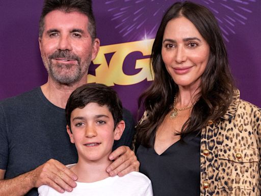 Simon Cowell shares sweet father and son moment on the red carpet with Eric, 10