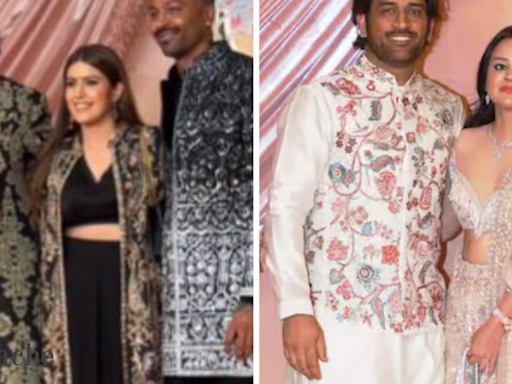 Anant Ambani wedding: MS Dhoni and Hardik Pandya make a stylish entry at sangeet ceremony after T20 World Cup win - The Economic Times