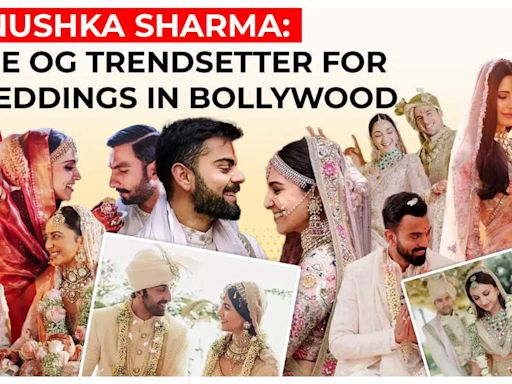 ... Jonas, Kiara Advani-Sidharth Malhotra: How Anushka Sharma-Virat Kohli became the OG trendsetters for weddings in Bollywood | - Times...