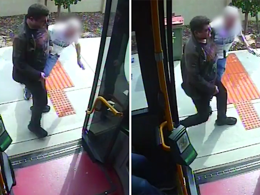 Search for man who knocked 72-year-old to the ground while boarding bus