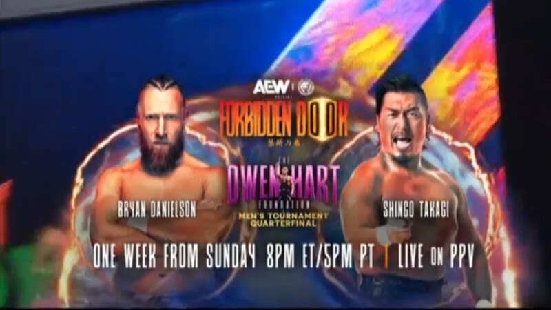 Bryan Danielson vs. Shingo Takagi Set For AEW x NJPW Forbidden Door