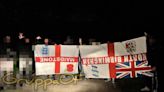 England fans' flags stolen by hooligans as tensions build before Serbia clash