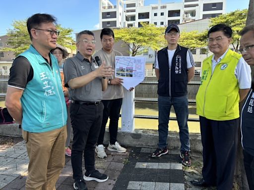 蔡其昌會勘爭取台中梧棲大排南岸步道改善工程 (圖)