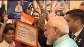 PM Modi gets warm welcome from members of Indian diaspora in Moscow