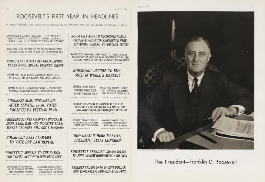 The President—Franklin D. Roosevelt | Vanity Fair