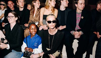 Charlize Theron Brought Her Daughter to the Dior Front Row