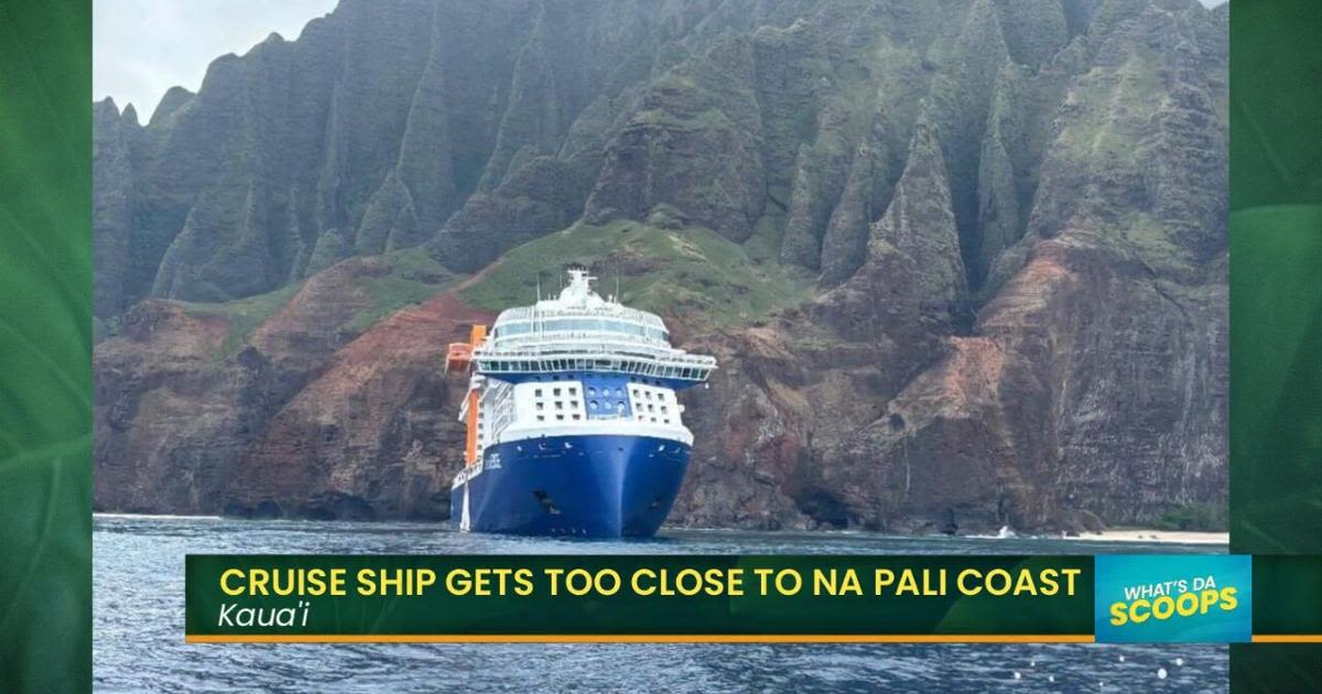 What's Da Scoops: Cruise ship gets too close for comfort