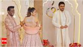 ...Merchant's wedding : Atlee and his wife Priya join the 'Anant's Brigade', Venkatesh...in traditional attire - WATCH | Telugu Movie News - Times of India