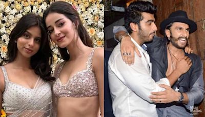 Suhana Khan-Ananya Panday to Ranveer Singh-Arjun Kapoor, Bollywood's real life best friends who give us major friendship goals