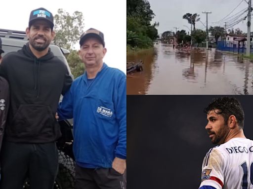 Diego Costa is a hero! Ex-Chelsea star uses his jeep to help rescue 100 people from devastating floods in Brazil as he springs into action on his way home from Gremio training session | Goal.com UK