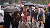 UK weather: Grab your umbrellas! Weekend washout puts dampener on sport fans and concertgoers