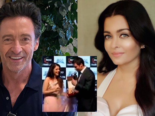 When Hugh Jackman couldn't stop flirting with Aishwarya Rai Bachchan; Watch viral video