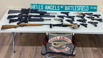 Entire Bakersfield Chapter of Hells Angels arrested, 25 guns seized