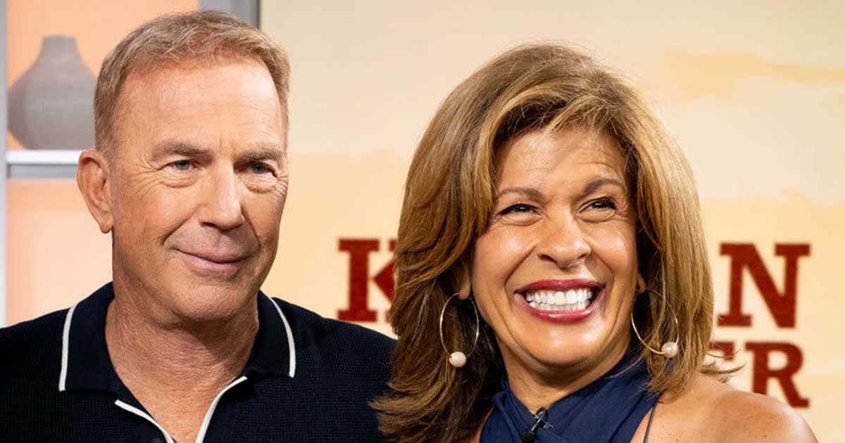 Fans think Hoda should date Kevin Costner. How she responded