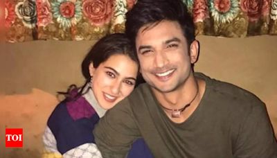 Sara Ali Khan gets teary-eyed as she talks about Sushant Singh Rajput, credits him for any love she has got for 'Kedarnath' | Hindi Movie News - Times of India