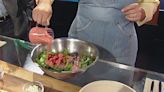 Berry Chop Salad and Dragonfruit Basil-ade from Original ChopShop