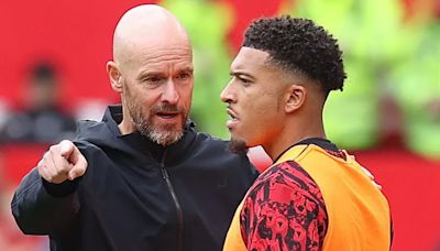 Man United profited big from Jadon Sancho clause before Erik ten Hag U-turn