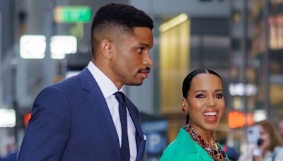 Kerry Washington Steps Out with Husband Nnamdi Asomugha for Ralph Lauren Fashion Show