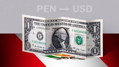 Perú: cotización de apertura del dólar hoy 13 de mayo de USD a PEN