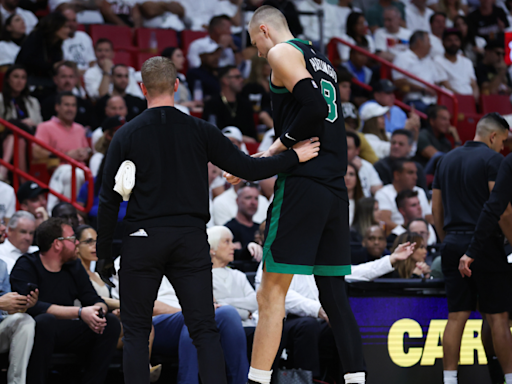 Kristaps Porzingis injury: Celtics big man (calf tightness) to undergo imaging Tuesday