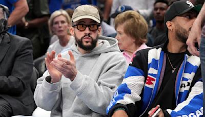 Bad Bunny, invitado de lujo en el triunfo de los Clippers en Dallas